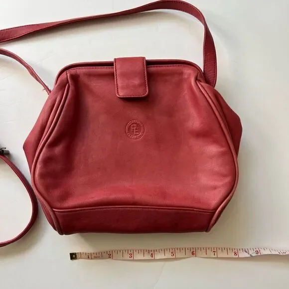 Perry Ellis Portfolio Leather Crossbody Purse - Picture 13 of 14